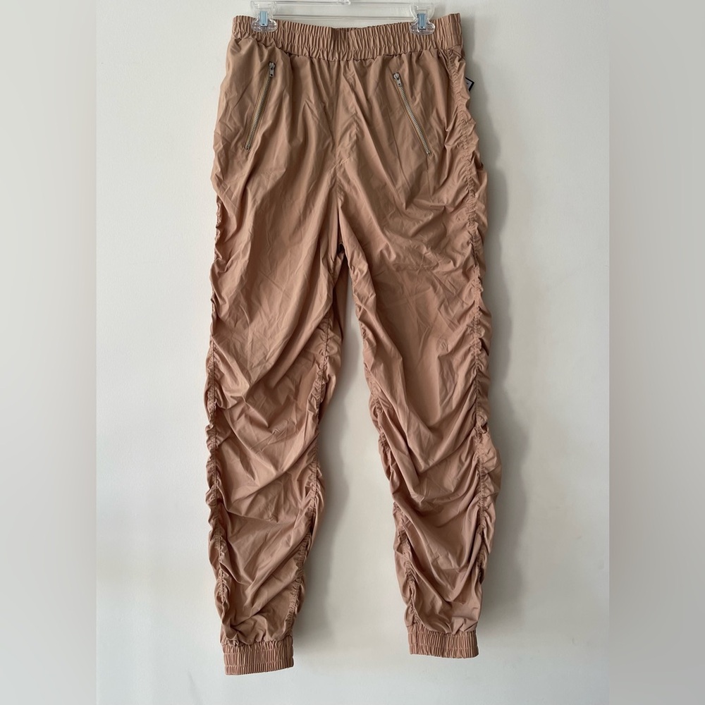 Almost Famous Brown Baggy Harem Ruched Oversized Pants